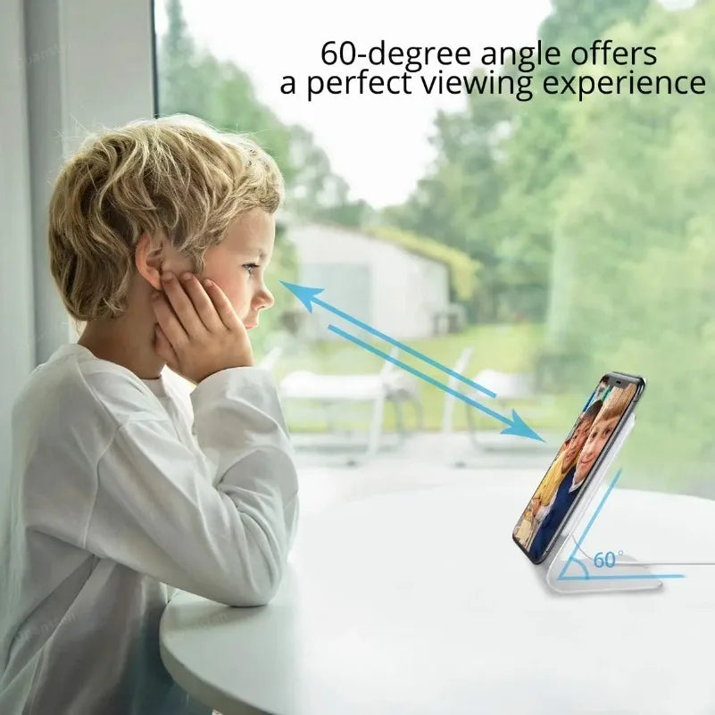 MagSafe Aluminum Desk Stand – iPhone 16–12 (Charger not inc.)