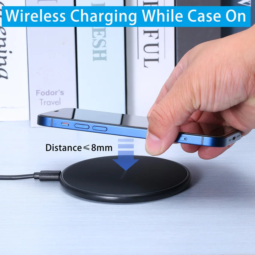 30W Fast Wireless Charging Pad – For iPhone, Samsung, Xiaomi & More