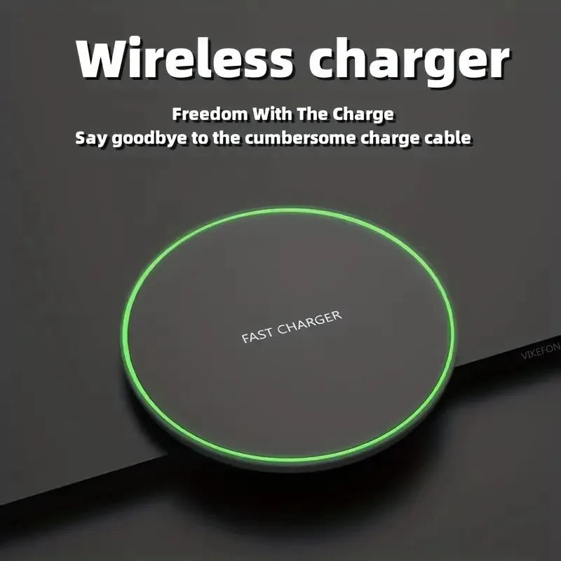 30W Fast Wireless Charging Pad – For iPhone, Samsung, Xiaomi & More