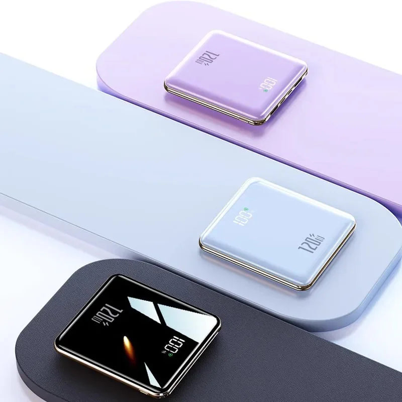 Ultra-Slim 20 000 mAh Power Bank with Integrated Cables – 3-Device Fast Charge