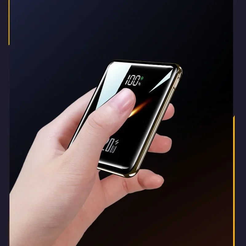 Ultra-Slim 20 000 mAh Power Bank with Integrated Cables – 3-Device Fast Charge
