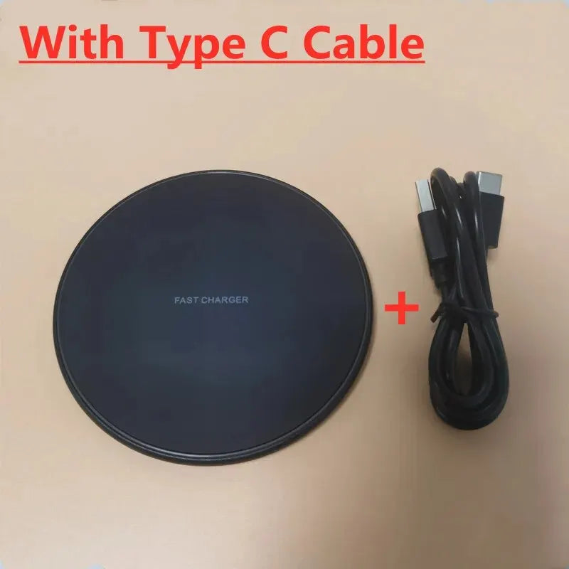 30W Fast Wireless Charging Pad – For iPhone, Samsung, Xiaomi & More