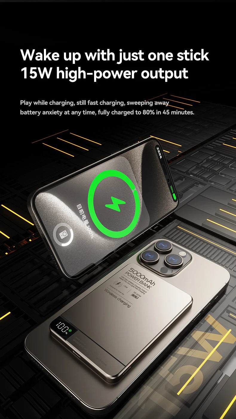 Slim 10000 mAh MagSafe Power Bank